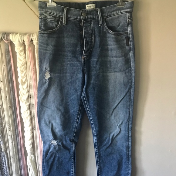 SILVER ANKLE CUT JEANS